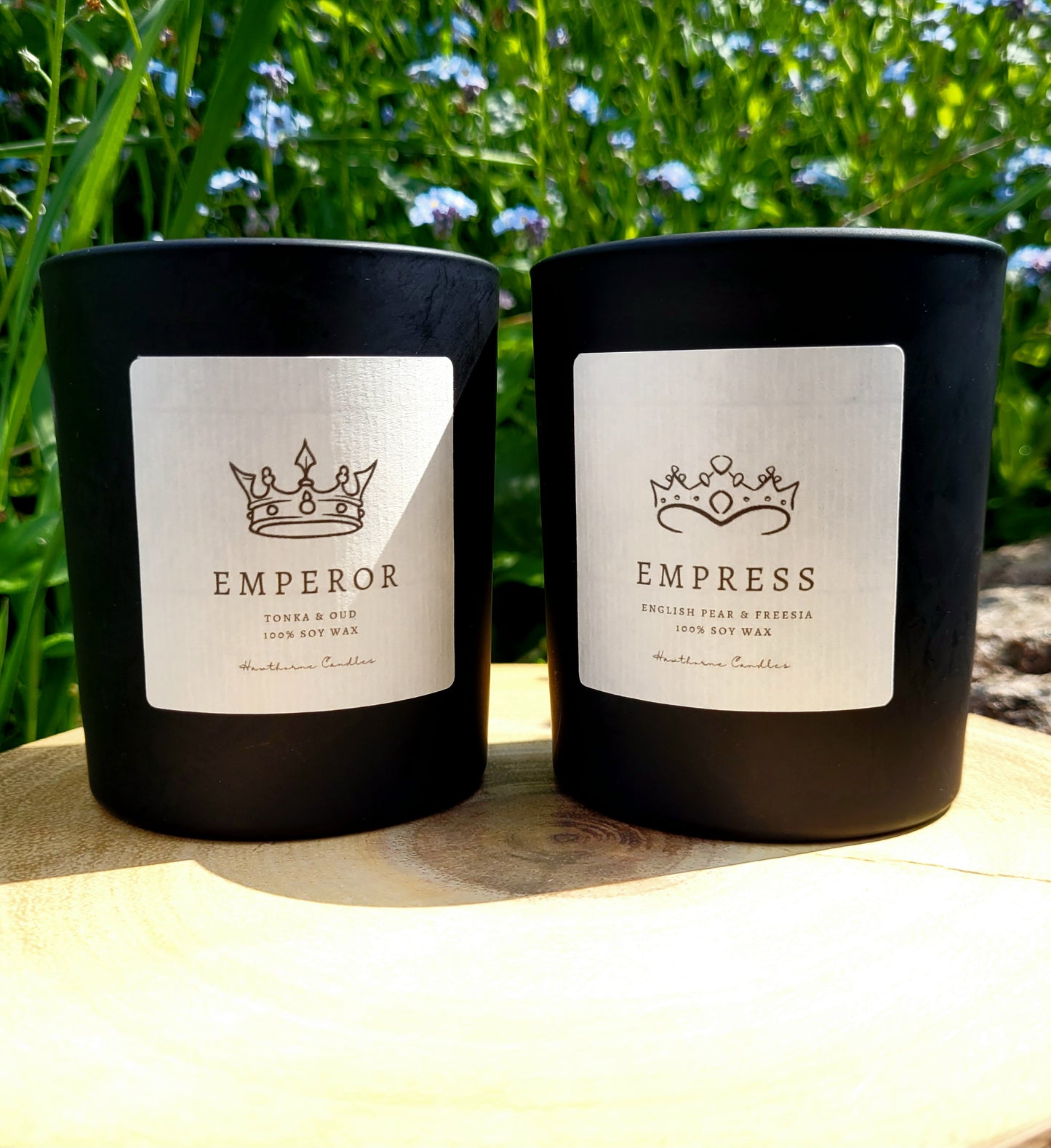 The Power Couple Bundle - 20cl Soy Wax candles of Emperor & Empress