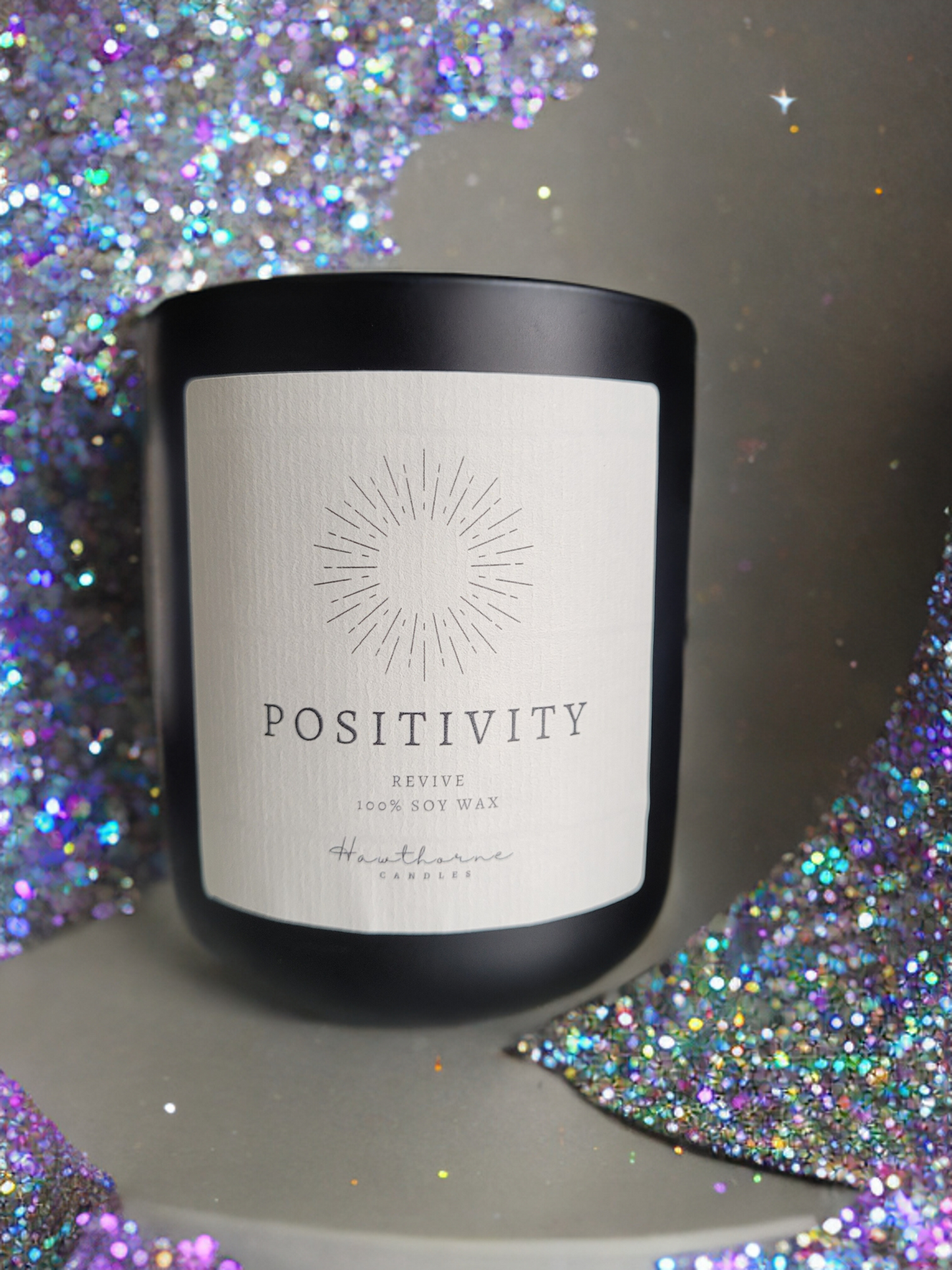 30cl Soy Wax Candle - Positivity